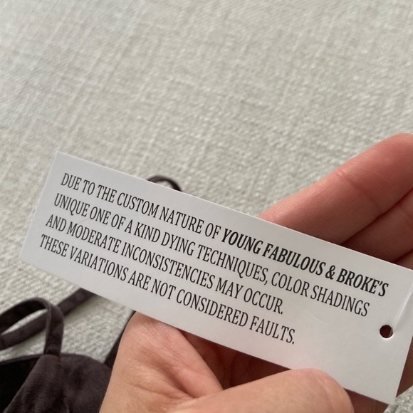 Linen Young fabulous and broke chocolate rehan swing tank top - Picture 4 of 10